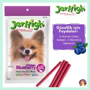 Jerhigh Yaban Mersini Çubukları Köpek Ödül Maması (60 g)