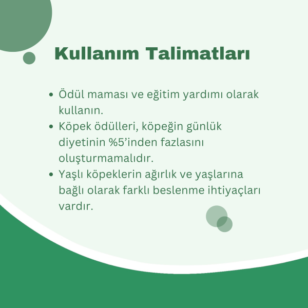 Jerhigh Ispanak ve Gerçek Tavuk Eti Sağlıklı ve Besleyici Köpek Ödül Maması – 60 gr