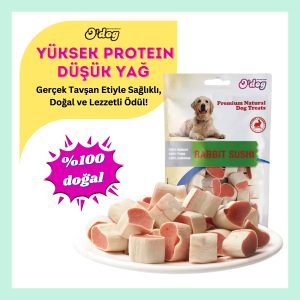 O Dog Tavşan Etli Sushi Köpek Ödülü – 100 gr