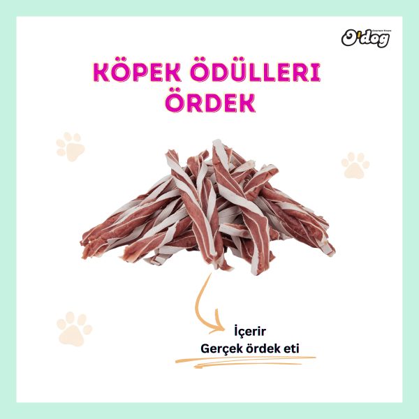 O Dog Ördek Burgulu Sandviç Köpek Ödülü (100gr)