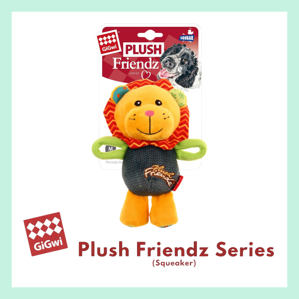 Gigwi Sesli Peluş Aslan Köpek Oyuncağı – Yumuşak ve Dayanıklı Eğlence Arkadaşı