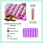 18 Gözlü kemik Şekilli Kalıp - Pasta ve Ödül Maması Yapımı İçin