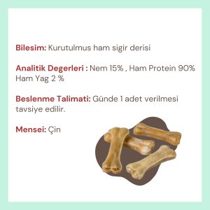 Gimdog Mordimi Press kemik 3,5" - 9cm -3lü Naturel 60Gr