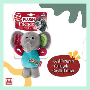 Gigwi Fil Köpek Oyuncağı – Yumuşak, Sesli ve Eğlenceli Peluş Arkadaş