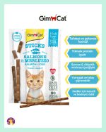 GimCat Somon ve Morina Kedi Ödül Çubuğu 4’lü (20g)