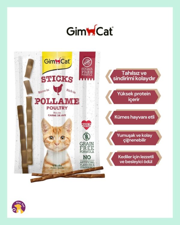 IMG_2526 GimCat Tahılsız Kedi Ödül Çubuğu 4’lü Paket (20g)