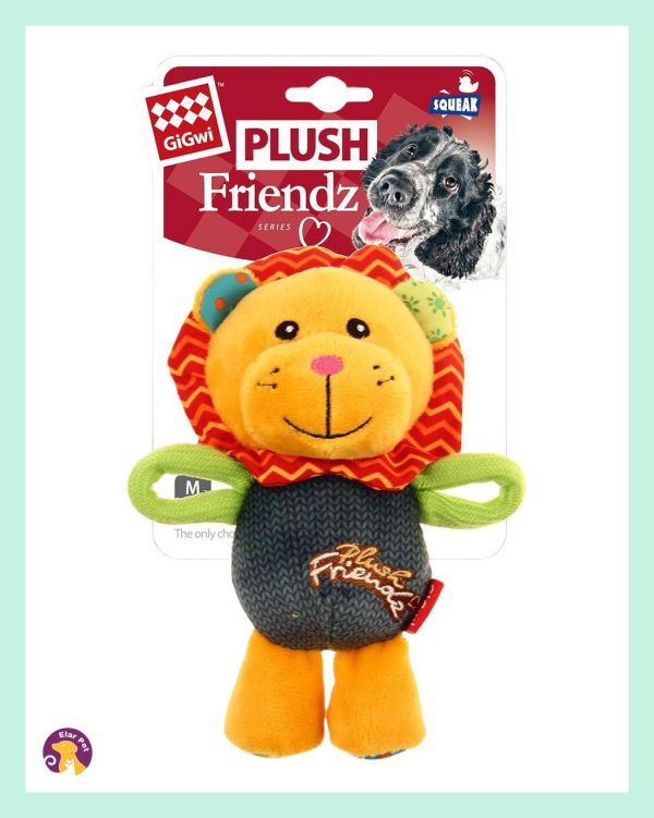 IMG_2592 Gigwi Sesli Peluş Aslan Köpek Oyuncağı – Yumuşak ve Dayanıklı Eğlence Arkadaşı