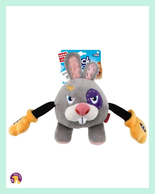 IMG_2597 Gigwi Rock Zoo Boksör Tavşan Köpek Oyuncağı – Sesli, Bungee Core Yapılı Dayanıklı ve Eğlenceli Oyuncak