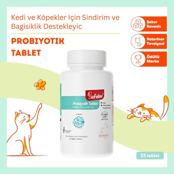 Biofeline Probiyotik Tablet – Kedi & Köpek
