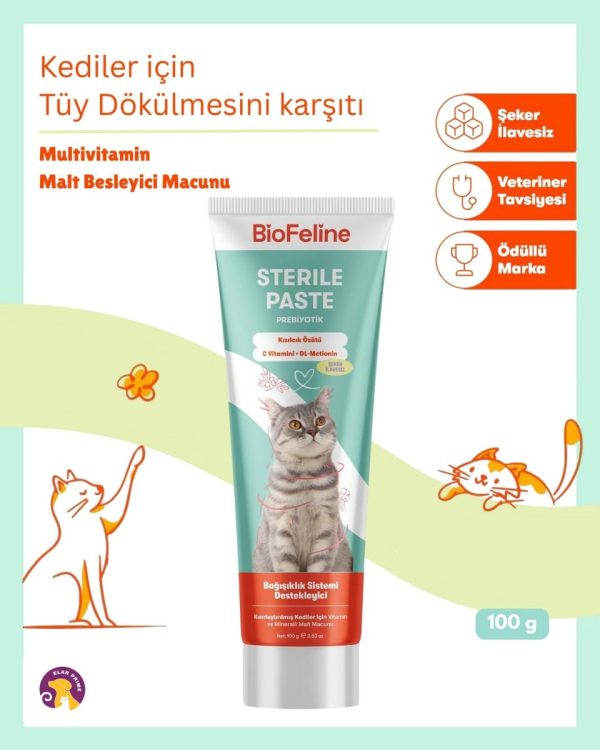 Biofeline Kedi Multivitamin ve Malt Macun