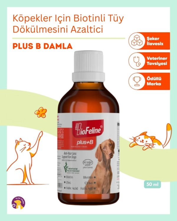 Biofeline Plus B Biotinli Köpek Damla – 50ml