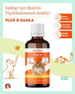 Biofeline Plus ve B Biotin kedi Damlasi