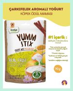 Dentalight Yumm Stix Yumuşak Yoğurtlu & Tutku Meyveli Ton Balıklı Köpek Ödül Maması (70g) – Tahılsız, Sindirim Destekli