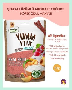 Dentalight Yumm Stix Köpel Ödül Üzüm ve Şeftalili (70g)