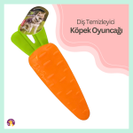 Nunbell Havuç Şeklinde Sesli Köpek Oyuncağı