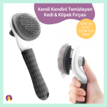 Otomatik Temizlenen tuşlu firçasi kedi köpek tuy toplanci