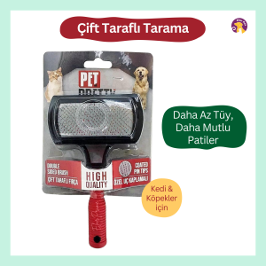Pet Pretty Çift Taraflı Kedi Köpek Fırça Tarak