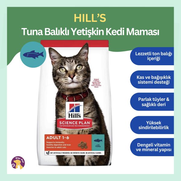 Hills Adult Ton Balıklı Yetişkin Kedi Maması