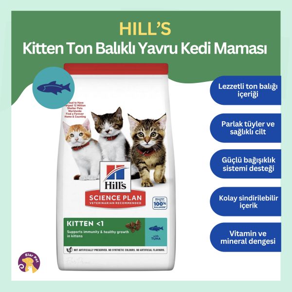 Hill’s Kitten Ton Balıklı Yavru Kedi Maması