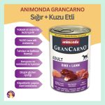 Animonda GranCarno Sığır ve Kuzu Köpek Konservesi 400 gr