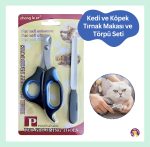 Tırnak Makası ve Törpü Seti Kedi ve Köpek