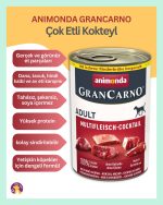 Animonda GranCarno Karışık Etli Köpek Konservesi
