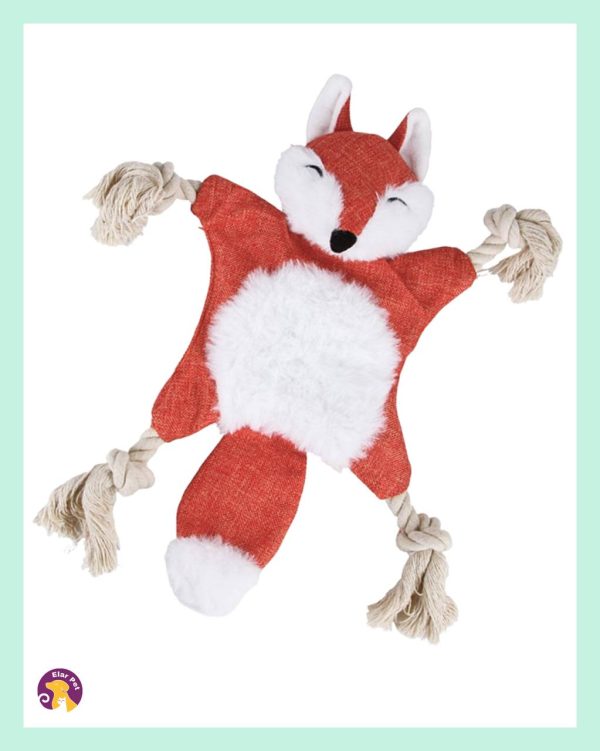 IMG_2598 Nanbell Sesli Tilki İpli Köpek ve kedi Oyuncağı