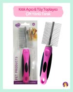 Kedi Köpek Tarağı Çift Taraflı