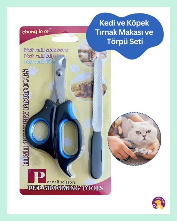 Tırnak Makası ve Törpü Seti Kedi ve Köpek