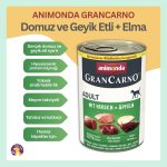 Animonda GranCarno Adult Sığır ve Geyik Etli ve Elmalı Yetişkin Köpek Konserv Mamasi