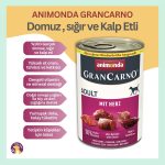 Animonda GranCarno Domuzlu ve Kalpli Yetişkin Köpek Konservesi 400gr