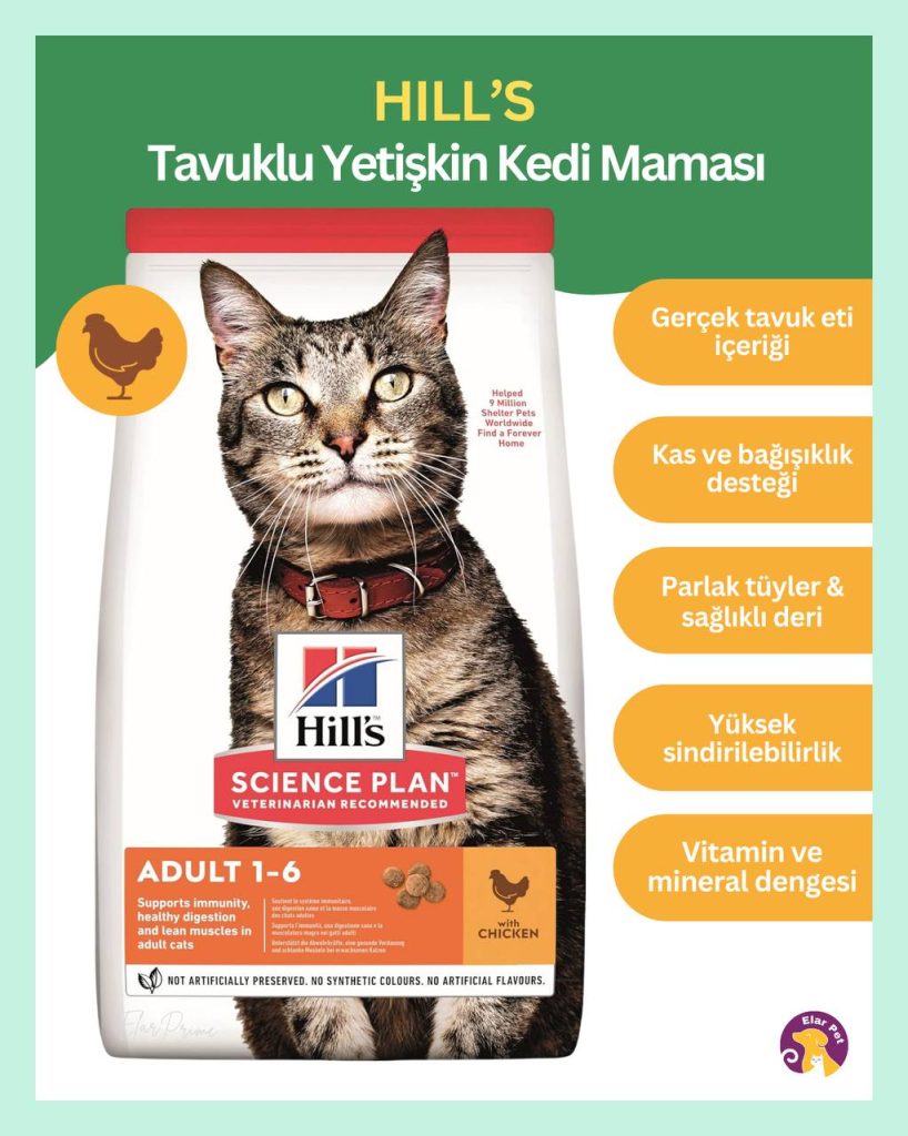 Hill’s Adult Tavuklu Yetişkin Kedi Maması