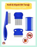 Kedi Köpek Pire ve Kene Tarağı Seti