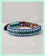 El Yapımı Deri ve Paracord Köpek Boyun Tasması