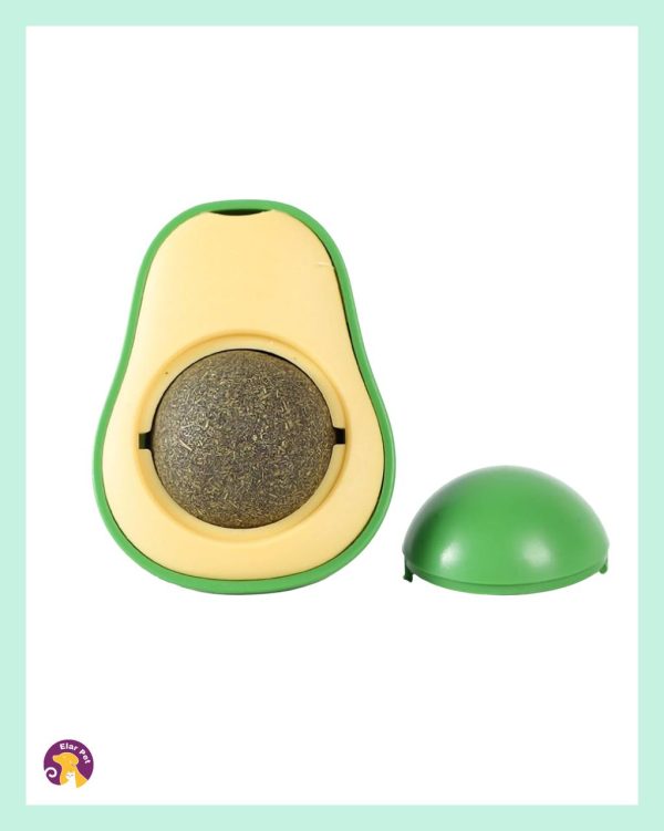 Avokado catnip kedi otu topu. Duvara yapışan avokado kedi nanesi oyuncağı. Doğal, güvenli, stres azaltıcı ve diş temizliğine yardımcı kedi oyuncağı.