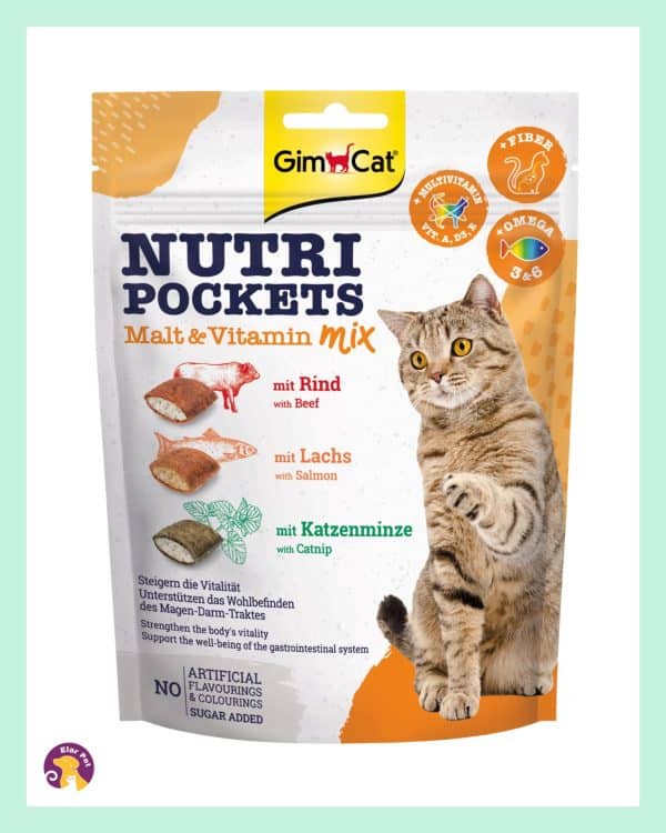 Gimcat Nutri Pockets Malt & Multivitamin Mix Kedi Ödülü