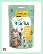 Gimcat Mini Sticks Kedi Otlu & Tavuklu Kedi Ödül Çubukları 50 gr