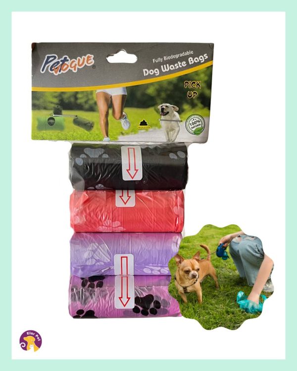 Pet Vogue Köpek Dışkı Poşeti 4’lü Set | Dayanıklı Kaka Poşeti