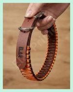 El Yapımı Deri ve Paracord Köpek Boyun Tasması – Örgü Urban 01