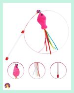 Balıklı Kedi Oyun Oltası – İnteraktif Kedi Oyuncağı (90 cm)