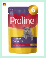 Proline Pouch Dana Etli Yaş Kedi Maması Seti 6×85 g