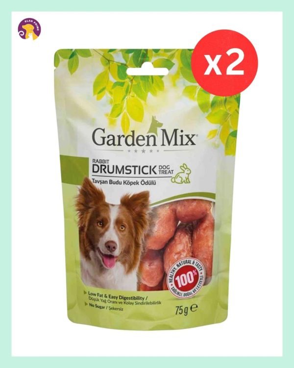 Garden Mix Drumstick Tavşan Budu Köpek Ödülü 75 g (2 Adet)