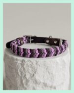 El Yapımı Paracord ve Deri Köpek Boyun Tasması – PKT 03