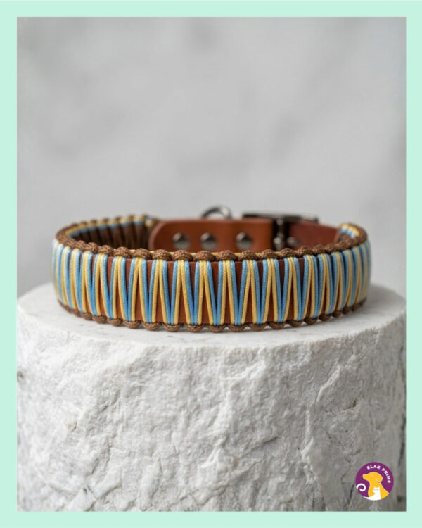 IMG_7686 El Yapımı Paracord & Deri Köpek Boyun Tasması – Örgü Urban 06