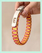 El Yapımı Paracord & Deri Köpek Boyun Tasması – Örgü Urban 12