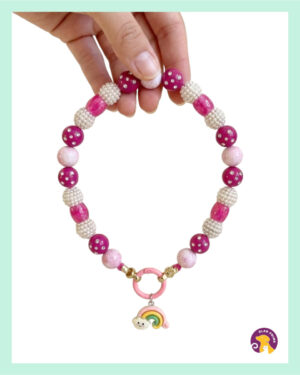 Şık Charm Detaylı Köpek Kolyesi – DBF04