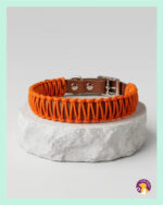 El Yapımı Paracord ve Deri Köpek Tasması – DKT28